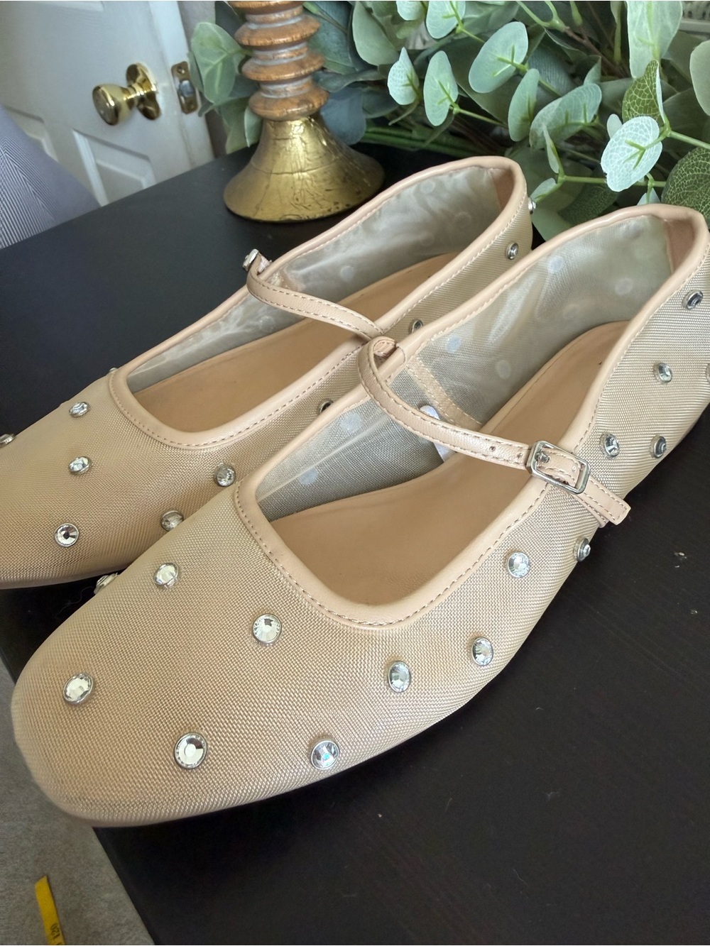 8.5 wild fable Women's Elsa Mesh Ballet Flats with memory foam insole - Picture 3 of 9